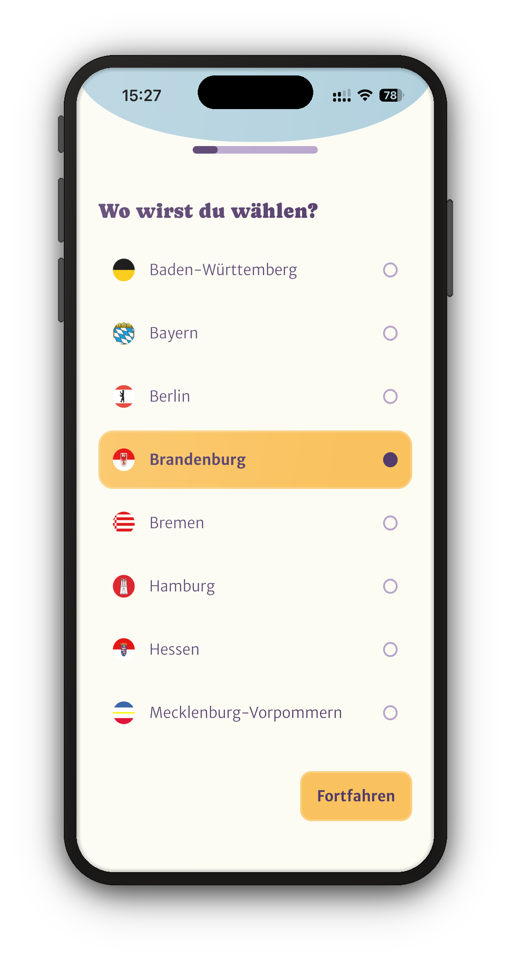 Palumba Bundesland-Auswahl