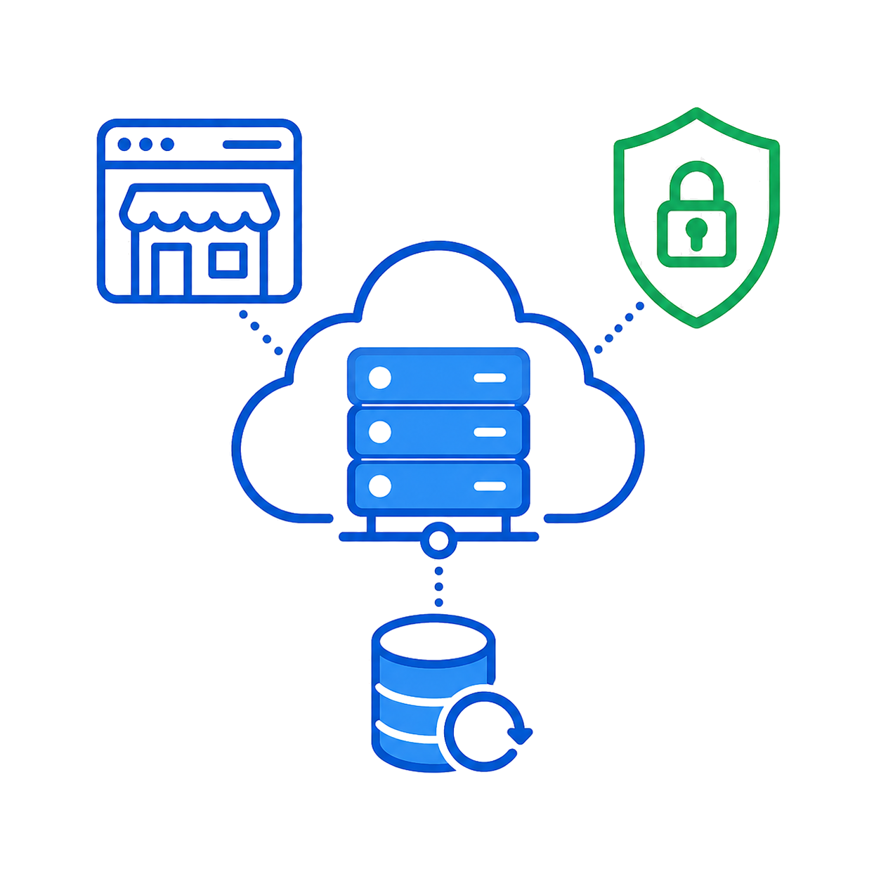 Website und Hosting Infrastruktur